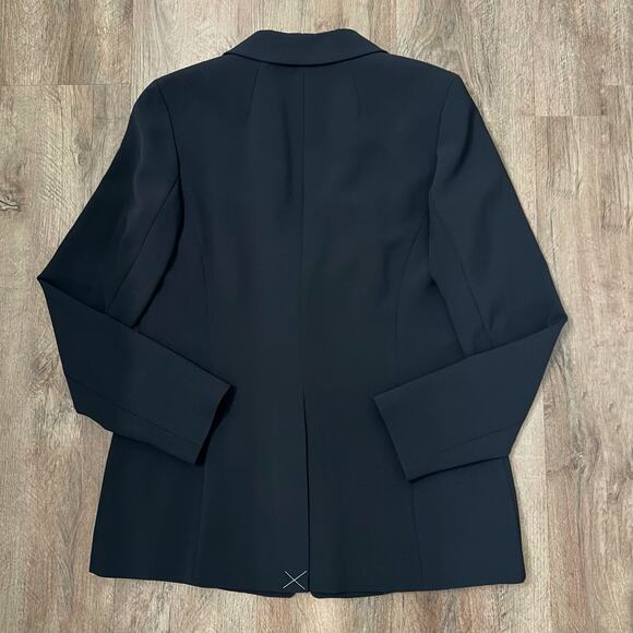 NWT Talbots Women's Black Easy Travel Double Breasted Blazer Jacket Size 2 - Picture 2 of 12